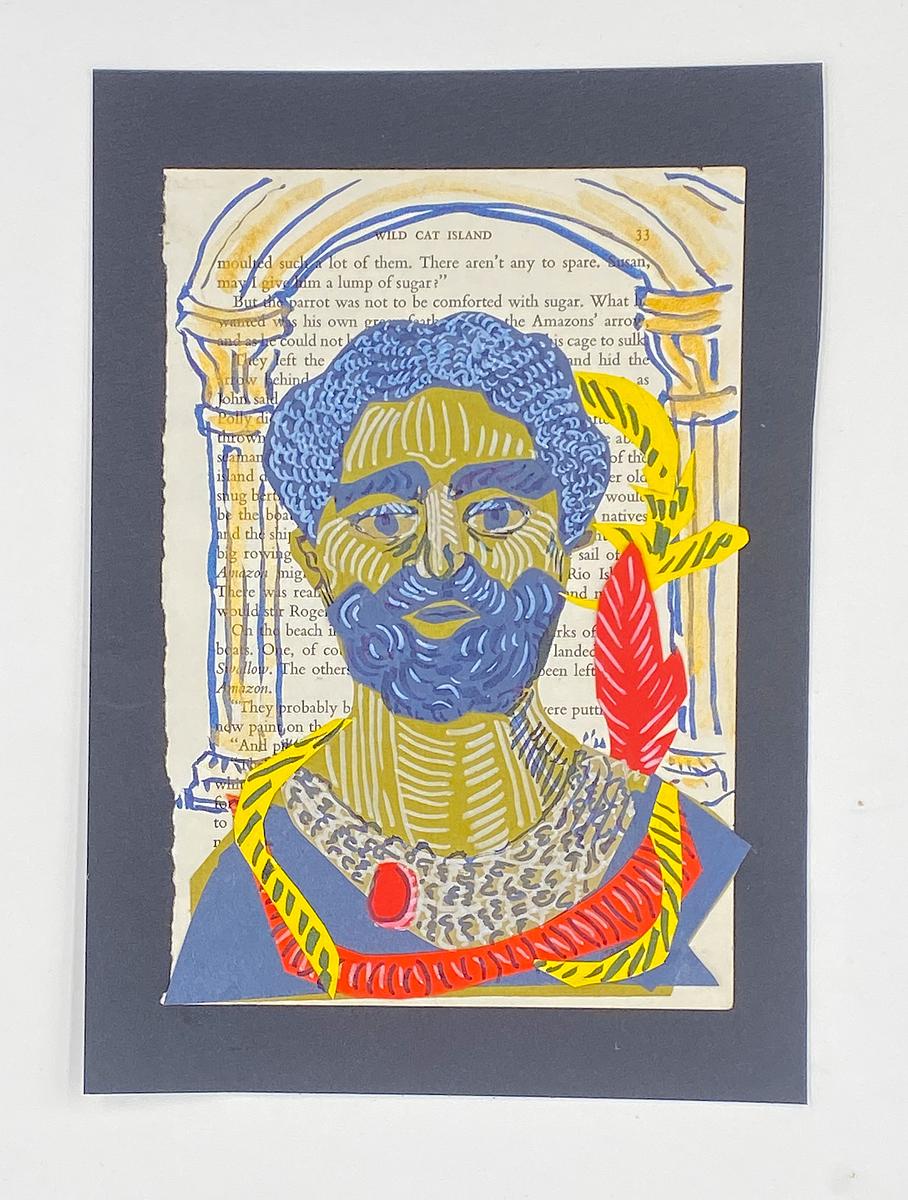 Mixed Media, up-cycled paper, Byzantine art, Sydney Contemporary,