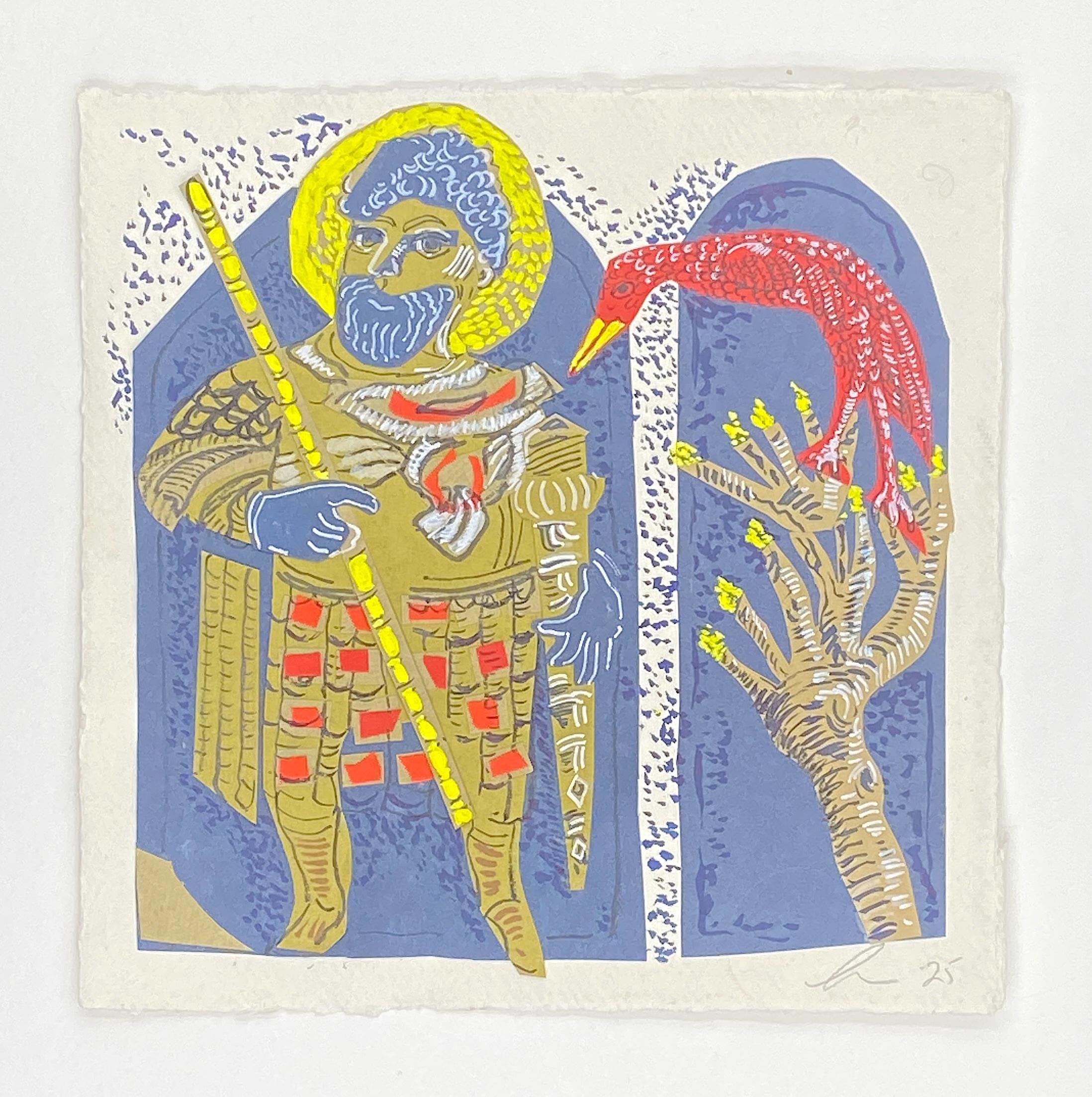 Mixed Media, up-cycled & handmade paper, ibis Byzantine art, Sydney Contemporary,