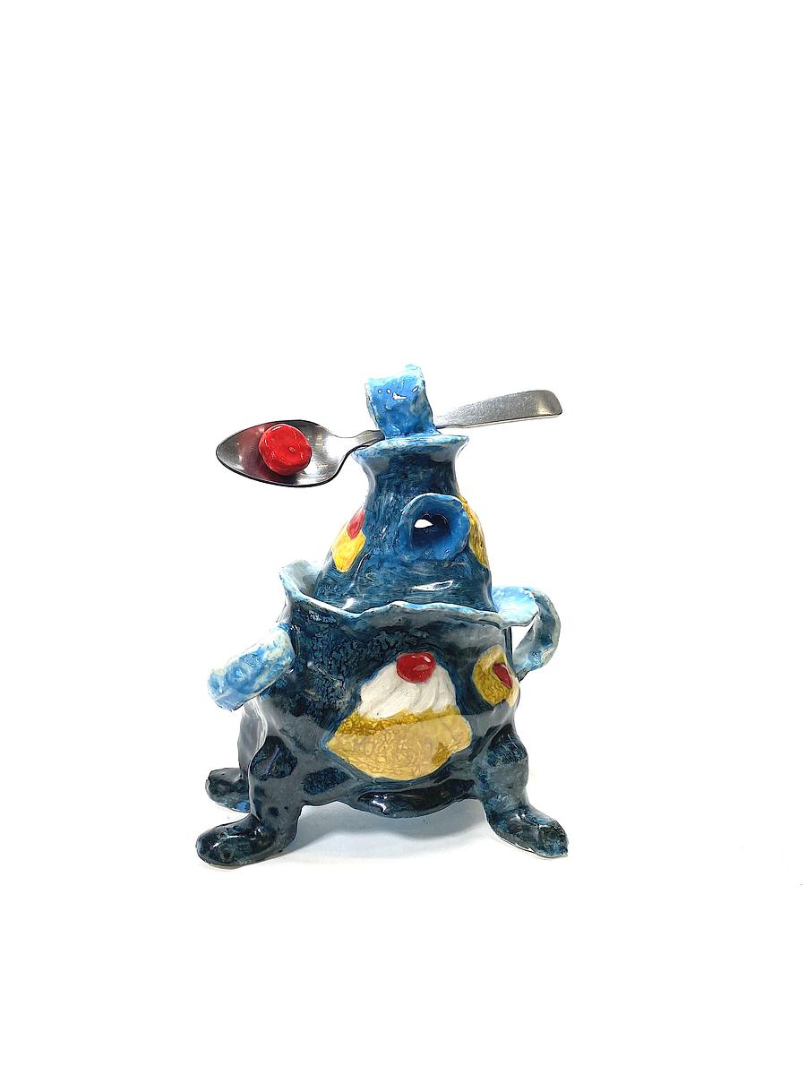 A.Kwasner Dessert Terrine with Spoon 