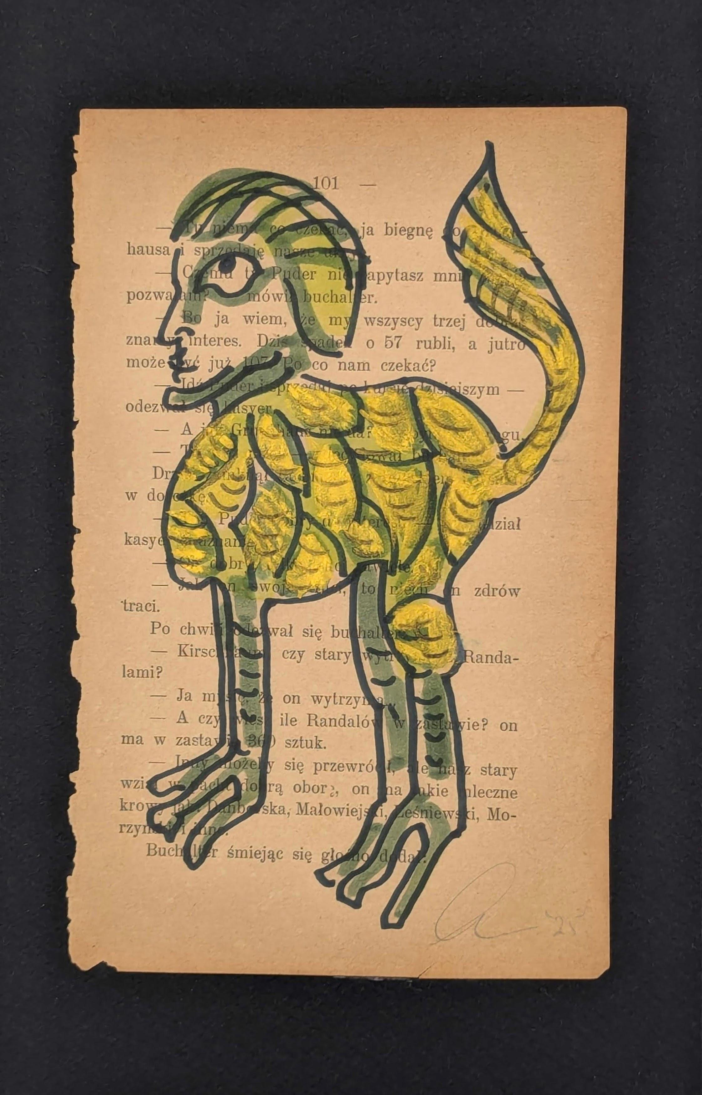 felt marker up cycled paper 