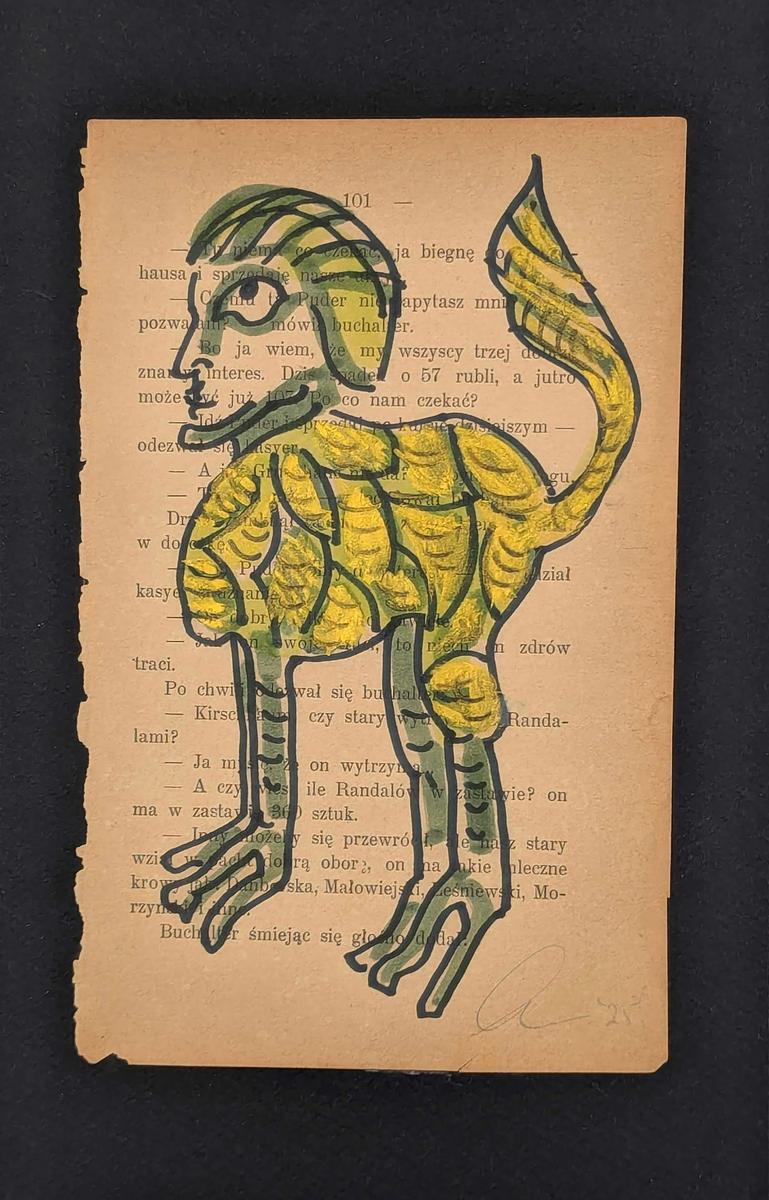 felt marker up cycled paper 