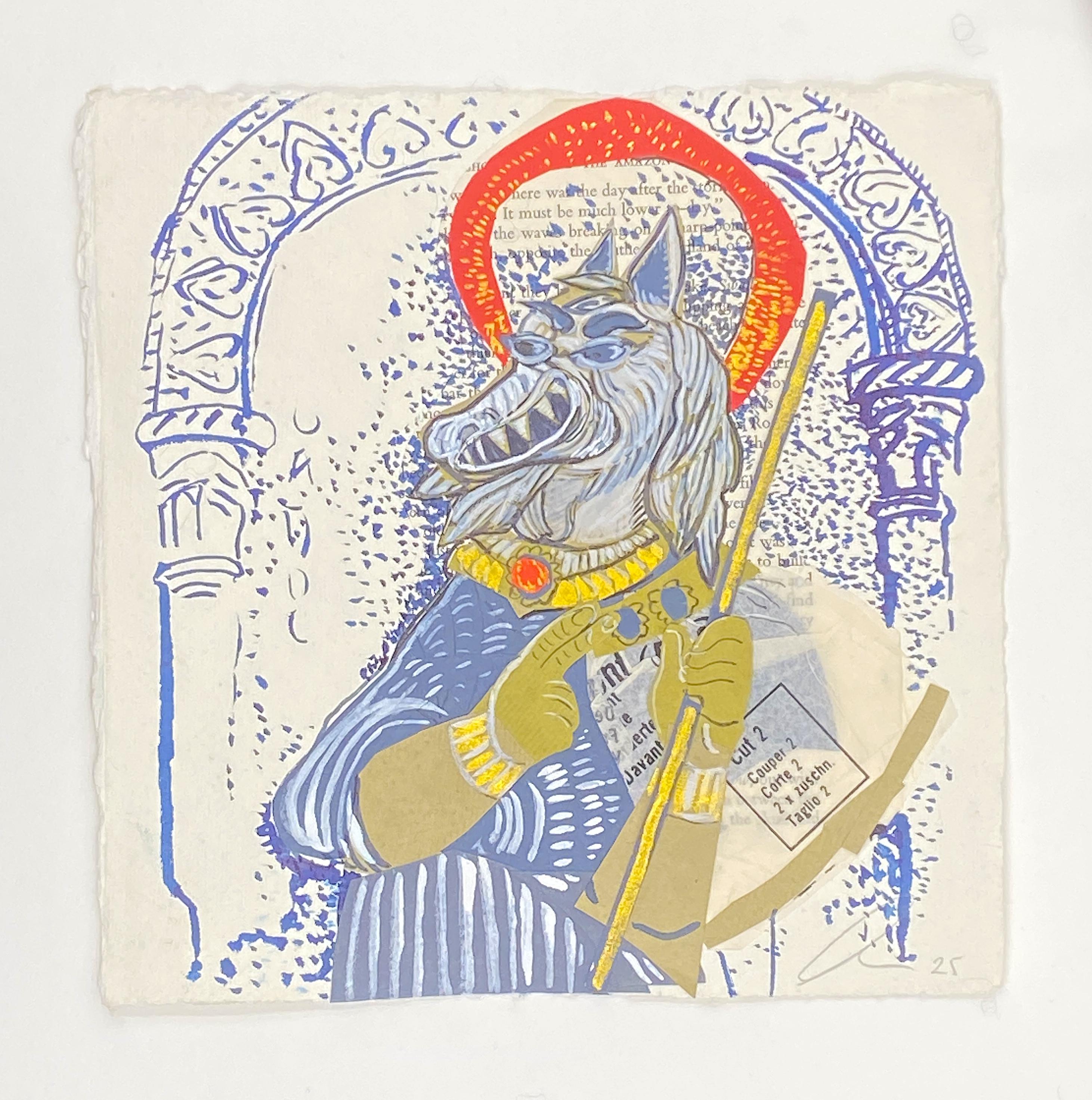 Mixed Media, up-cycled & handmade paper, ibis Byzantine art, Sydney Contemporary