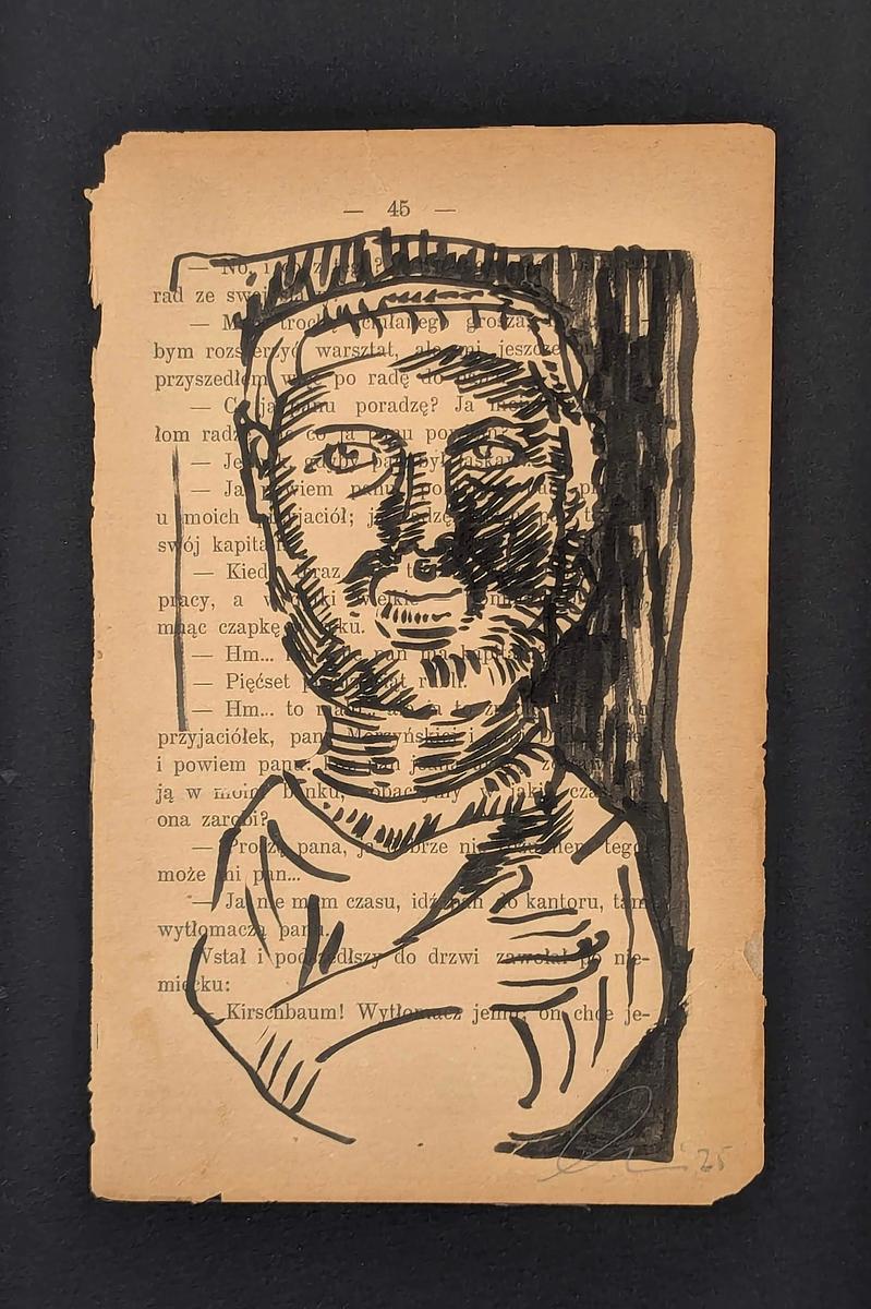 felt marker up cycled paper
