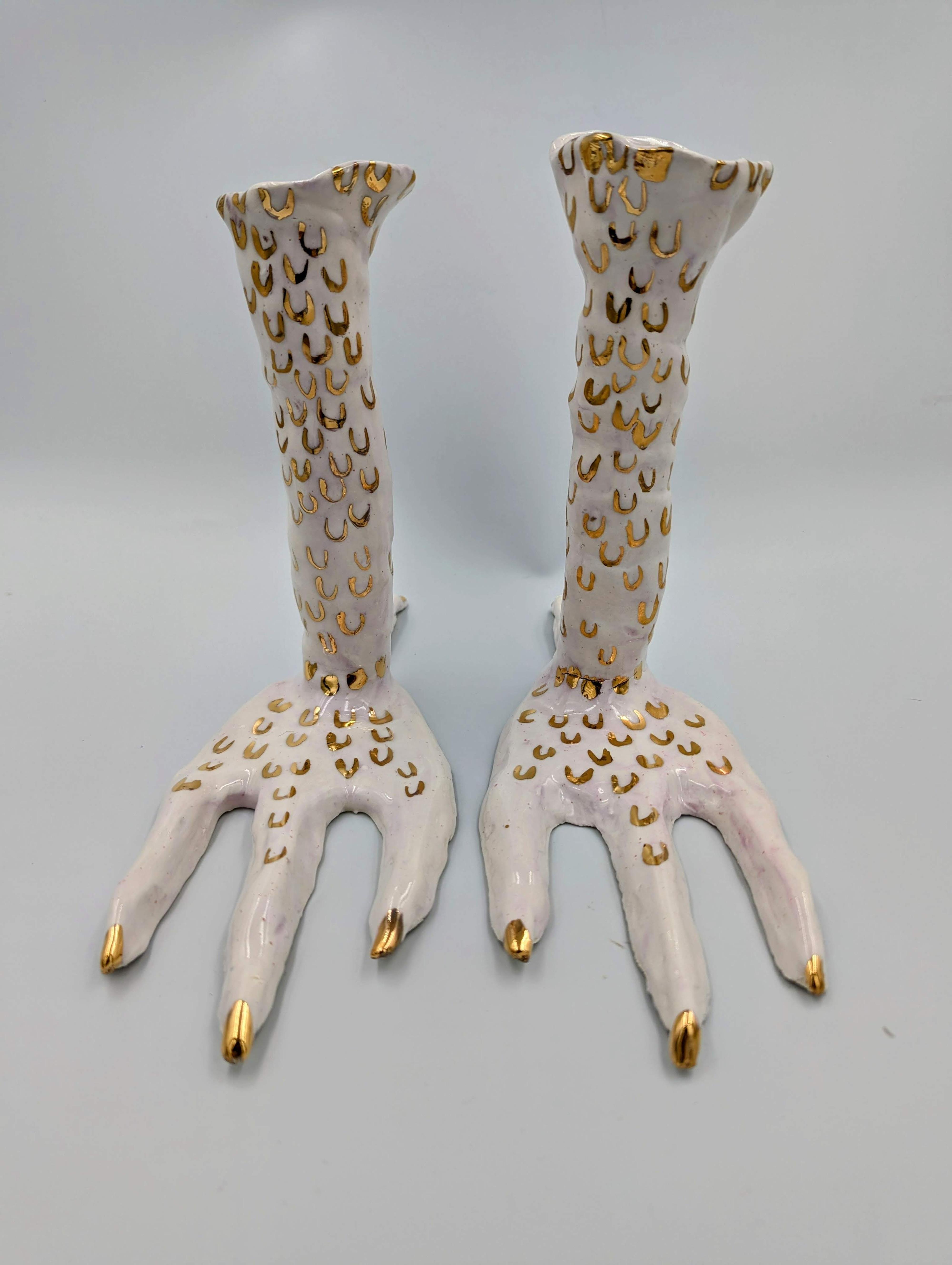 hand built porcelain underglaze, sgraffito,  lustre