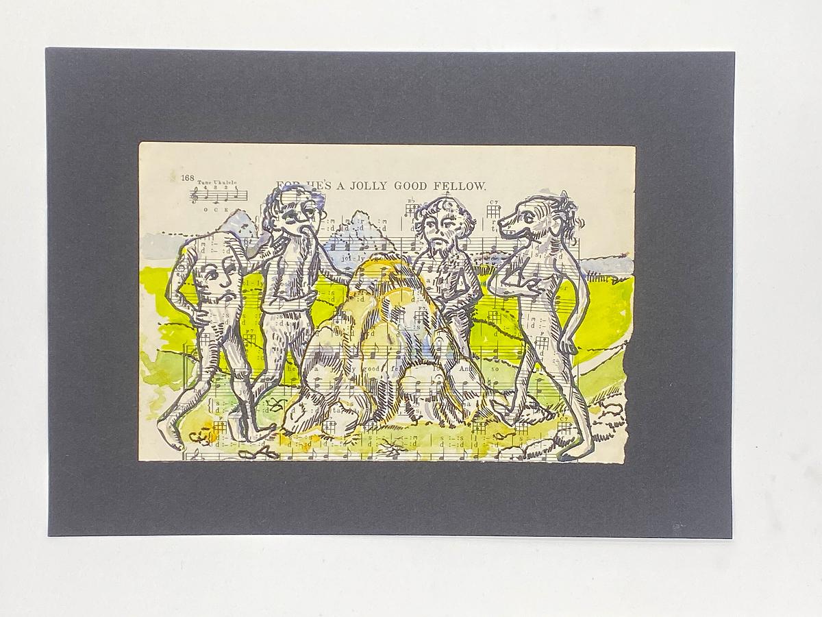 Mixed Media, up-cycled Byzantine art, Sydney Contemporary