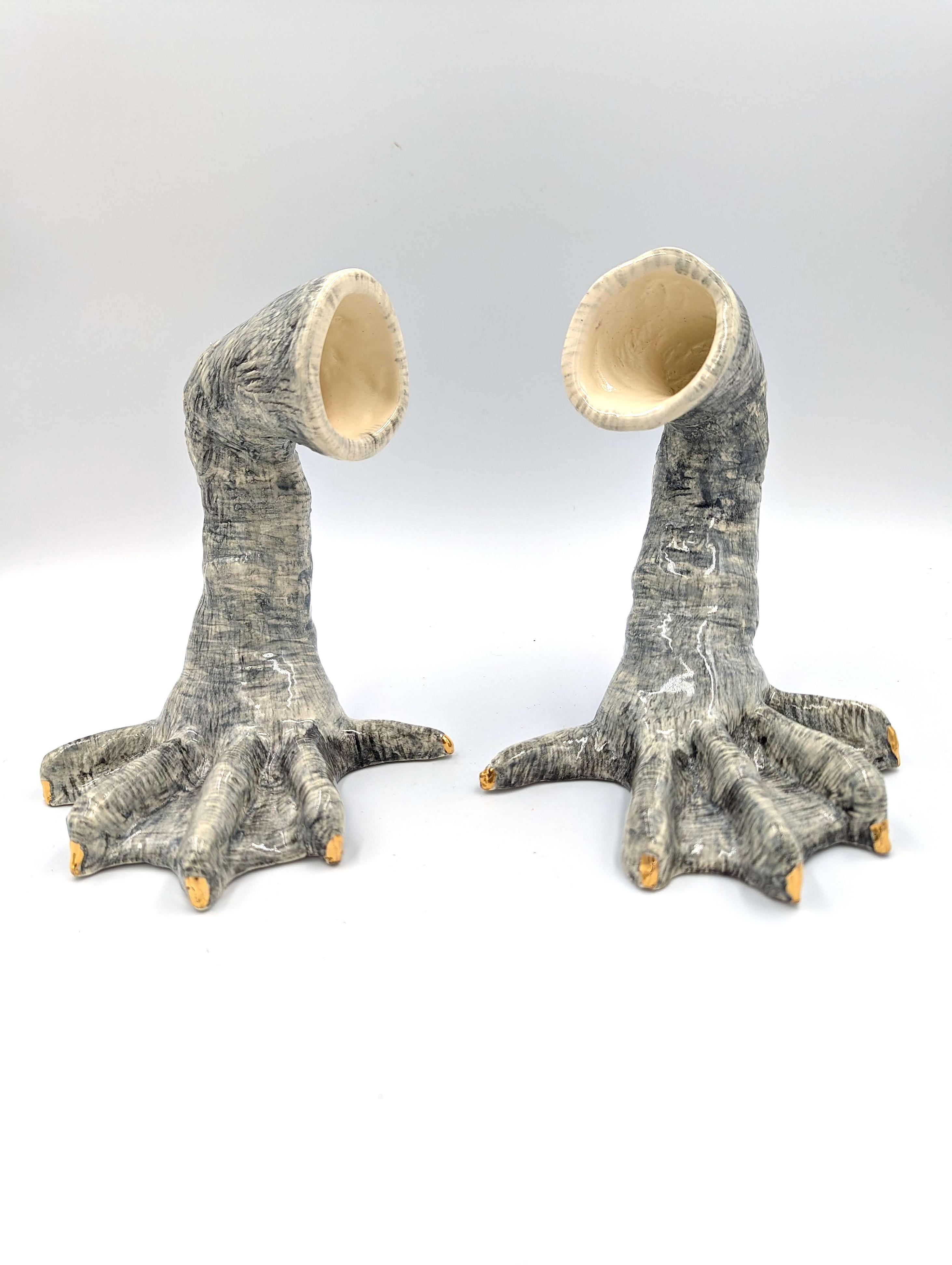 Hand built clay with oxides, underglaze, ceramic pencil glaze & lustre