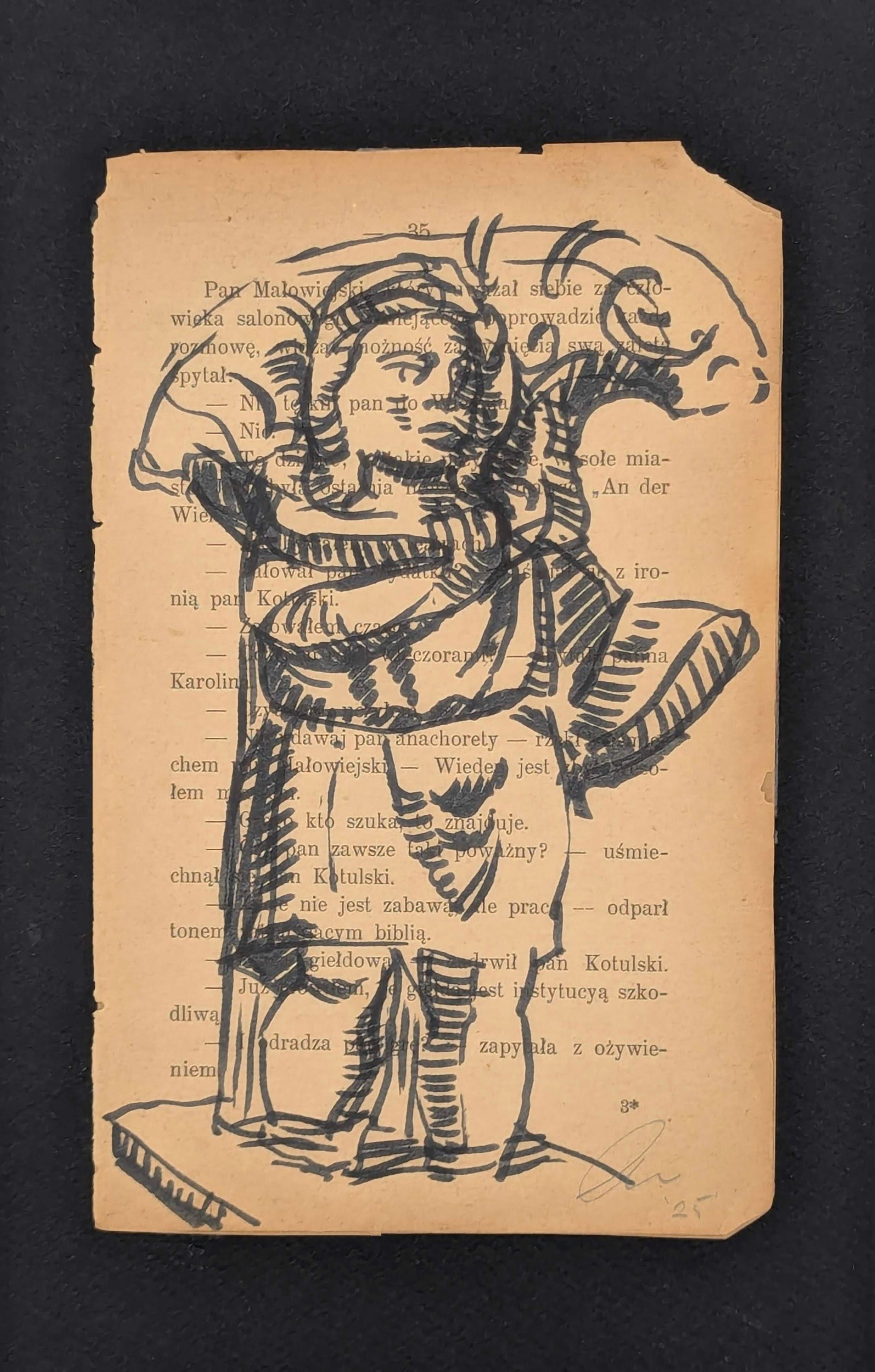 felt marker up cycled paper 