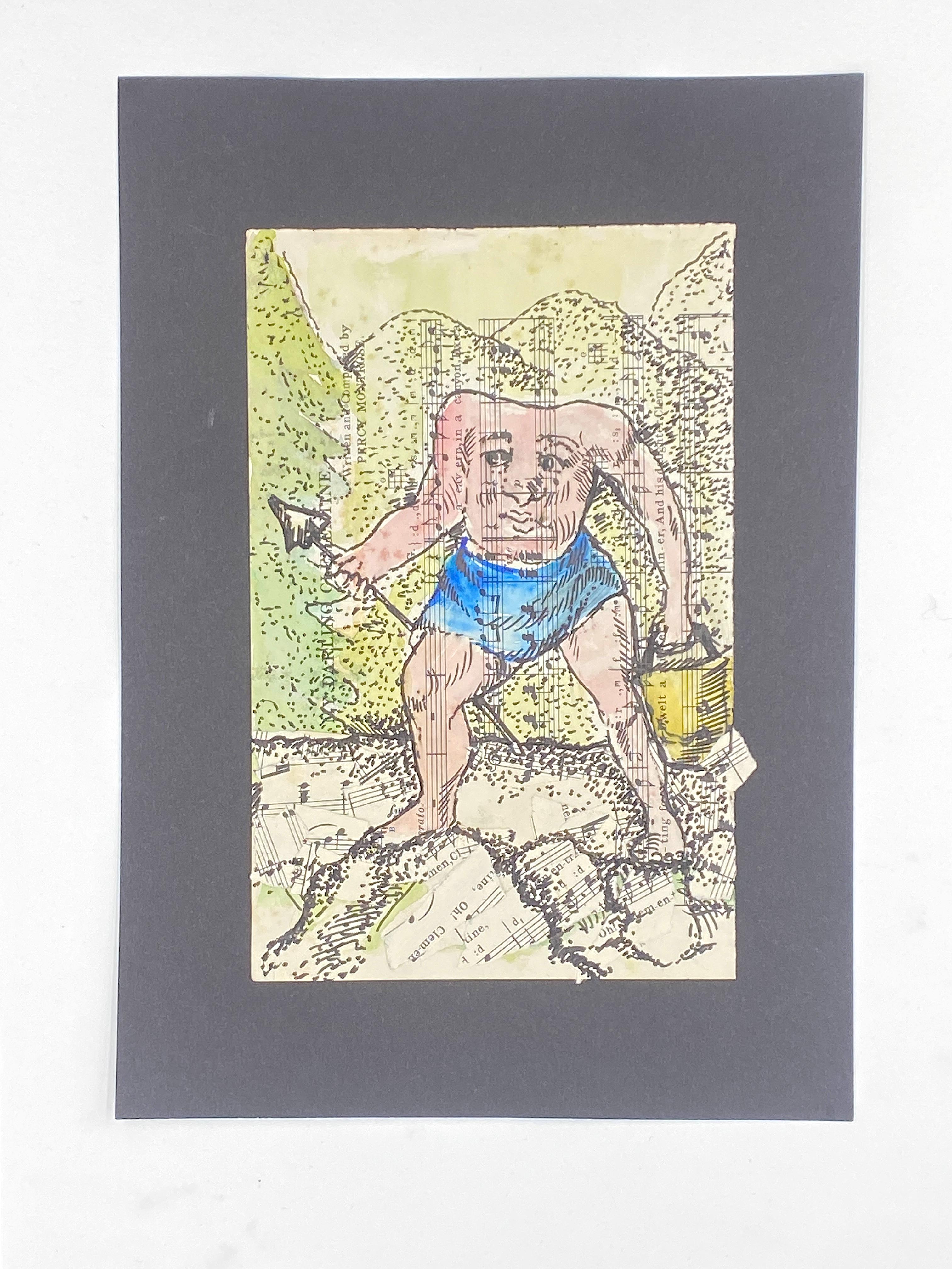 Mixed Media, up-cycled  paper, ibis Byzantine art, Sydney Contemporary
