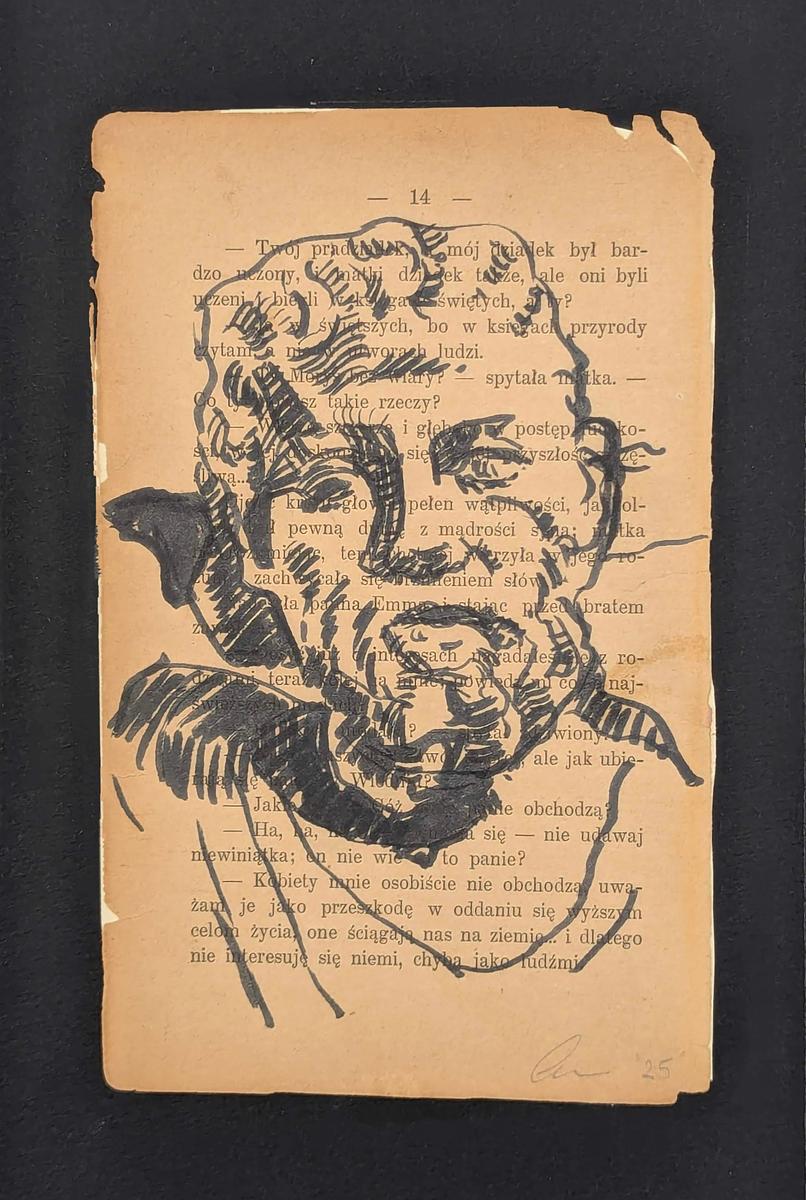 felt marker up cycled paper 