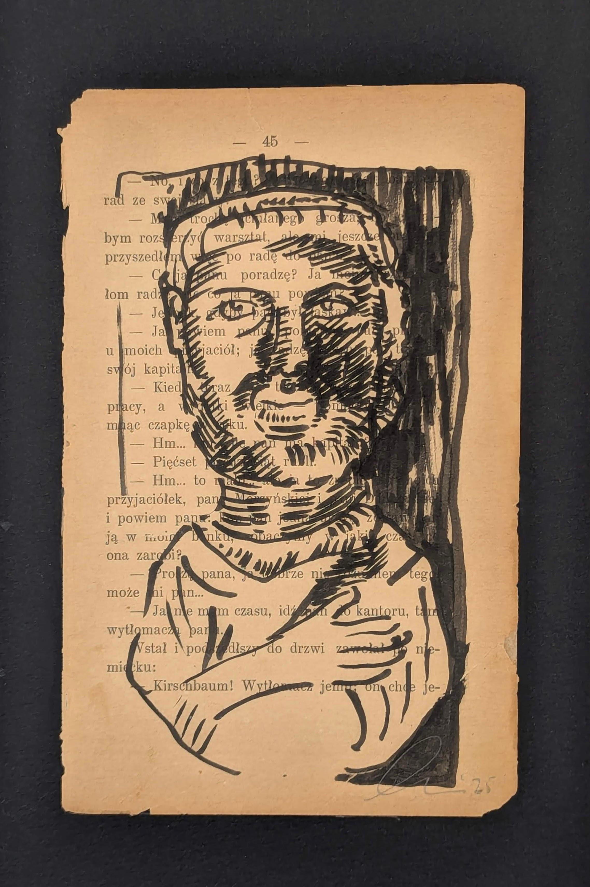 drawing up cycled paper byzantine art marker pens 