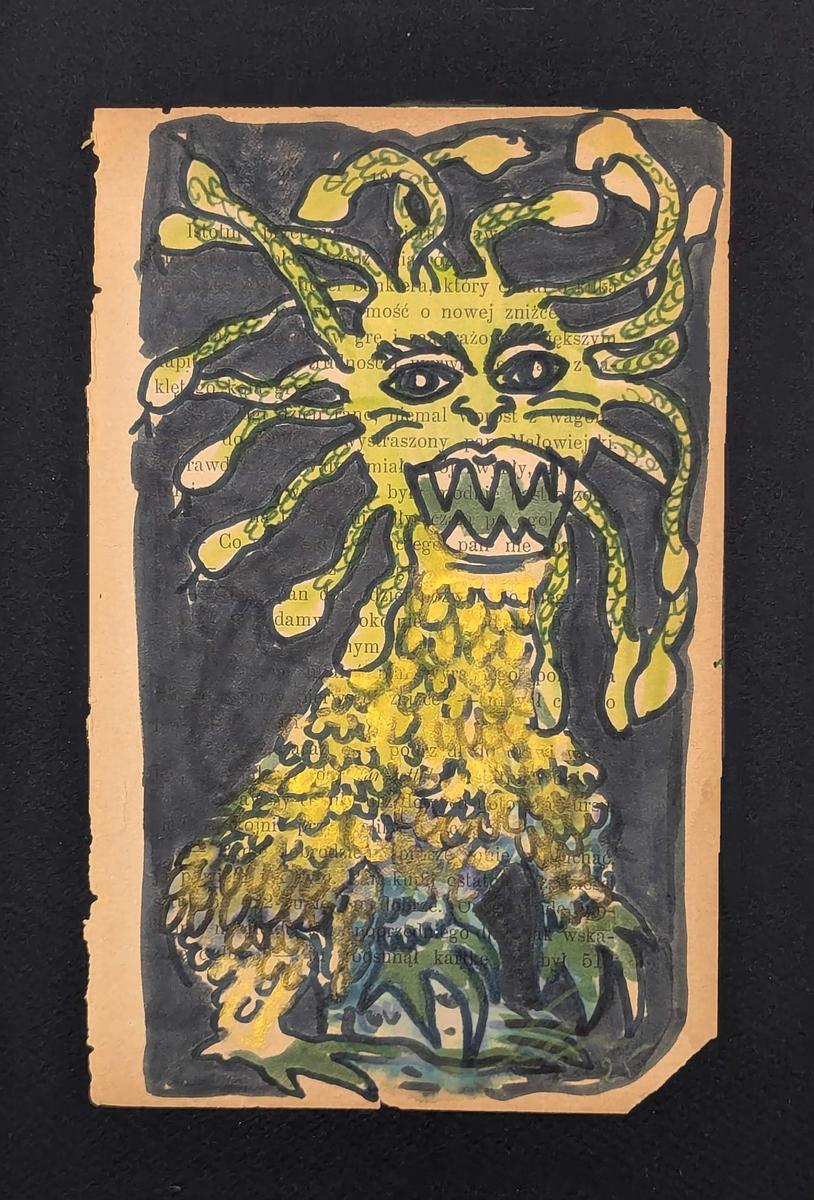 felt marker up cycled paper 